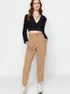 Брюки женские Trendyol TWOSS22PL0280 40 Mink (8683048290880) - изображение 5