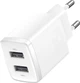 Сетевое зарядное устройство Baseus Compact Charger 10.5W 2USB White - изображение 2