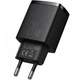 Сетевое зарядное устройство Baseus 20W USB+Type-C Compact Quick Charger QC3.0+PD3.0 3A Black - изображение 5