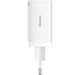 Сетевое зарядное устройство Baseus 65W Quick Charge GaN5 Pro QC4.0+PD3.0 1USB+2Type-C 5A + кабель Baseus Type-C to Type-C 100W 20V/5A 1м White (CCGP120202) - изображение 5