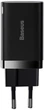 Сетевое зарядное устройство Baseus 30W Super Si Pro Quick Charger QC3.0+PD3.0 1USB+1Type-C 3A Black (CCSUPP-E01) - изображение 4