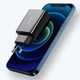 Мережевий зарядний пристрій 20W Baseus Speed Mini Quick Charger 1C CCFS-SN01 швидка зарядка Type-C 3A Black - зображення 4