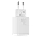Сетевое зарядное устройство Baseus 20W USB+Type-C Compact Quick Charger QC3.0+PD3.0 3A White - изображение 5