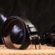 Красивий чоловічий шкіряний ремінь GRANDE PELLE Leather Belt 21460 Коричневий - зображення 6