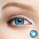 Линзы цветные без диоптрий голубые Blue 0094FL + контейнер для хранения - изображение 3