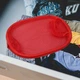 Нейлоновая складная гибкая корзина для белья и игрушек Organizers 27х27х48 см Красная (2000992415866) - изображение 7
