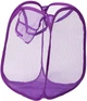 Нейлоновая складная гибкая корзина для белья и игрушек Organizers 27х27х48 см Фиолетовая (2000992415873) - изображение 2