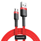 Кабель Micro USB BASEUS cafule 2.4A 1M CAMKLF-B09 red - изображение 1