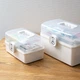 Аптечка для ліків пластикова біла MVM PC-16 S WHITE - зображення 9