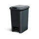 Ведро для мусора 45 л с крышкой и педалью пластиковое MVM BIN-01 45L ANTHRACITE - изображение 11