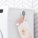 Крючок настенный одинарный MVM округлый пластиковый серый BP-6 WHITE - изображение 6