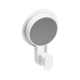 Крючок настенный одинарный MVM округлый пластиковый серый BP-6 WHITE - изображение 4