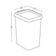 Ведро для мусора 12 л пластиковое MVM BIN-02 12L GRAY - изображение 15