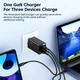 Сетевое зарядное устройство Toocki 67W GAN (2xType-C + USB-A) Белое - изображение 7
