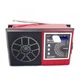 Радиоприёмник Golon колонка FM, USB, microSD 00992288 на аккумуляторе красный - зображення 2