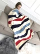 Плед велсофт Mulberry-Home, бежевий в смужку 140*220см - зображення 3