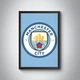 Постер Manchester City FC у рамці / Манчестер Сіті / футбольний плакат - зображення 2
