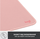 Килимок для мишi Logitech Studio Series Darker Rose (956-000050) (6794331) - изображение 6