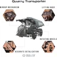 Коллекционная модель-конструктор Metal Time Quarry Transporter Механический карьерный самосвал (MT014) - изображение 3