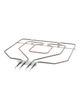 Тэн (верхний) для духовки 2800W Bosch 00471375 NO - изображение 2