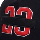 Кепка Снепбек логотип номер 23 (Michael Jordan, Chicago Bulls, NBA) с прямым козырьком Черный, Унисекс WUKE One size - изображение 4