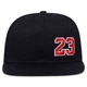 Кепка Снепбек 23 (Michael Jordan, Chicago Bulls, NBA) с прямым козырьком Черный, Унисекс WUKE One size - изображение 2