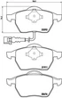 Гальмівні колодки дискові Brembo (P85045) - зображення 1