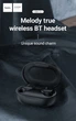 Наушники беспроводные Bluetooth c микрофоном вакуумные Hoco Melody EW11 |BT5.1, 40/300mAh, 5h| Black - изображение 13