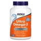 Жирные кислоты Now Foods Ultra Omega-3 180 рыбных капсул - изображение 1