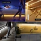 LED лента 1м от батареек или powerbank с датчиком движения и сенсором освещенности белое холодное свечение Decolazer (6864) - изображение 3