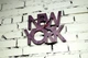 Часы настенные из фанеры "New York words", размер около 30 см (1556) - изображение 4