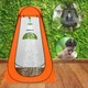 Палатка для душа туалета и переодевания Jasted 115 x 115 x 190 см Оранжевая - изображение 10