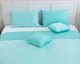 Сьемный чехол Руно VeLour Велюровый Двухсторонний Ментоловый 50х70 см (382.55_Tiffany) - изображение 6