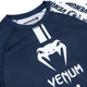 Рашгард Venum Logos Short Sleeves Rashguard Navy Blue White (VENUM-03450-414-M) - изображение 7