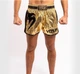 Шорты для тайского бокса Venum Giant Foil Gold Black (VENUM-04207-551-XS) - изображение 1