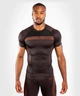 Рашгард с коротким рукавом Venum Nogi 3.0 Short Sleeves Rashguard Black Brown (VENUM-04236-124-S) - изображение 1