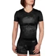 Жіночий рашгард Venum Santa Muerte 3.0 Short Sleeves Rashguard Black Black For Women (VENUM-03713-114-M) - зображення 1