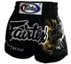 Шорти для тайського боксу Fairtex My Fortune Black Muaythai Shorts (BS0639-XL) - зображення 1