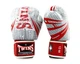 Боксерские перчатки Twins Fancy FBGVL3-TW5 Red White (FBGVL3-TW5WH-8oz) - изображение 2