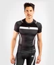 Рашгард с коротким рукавом Venum Nogi 3.0 Short Sleeves Rashguard Black White (VENUM-04236-108-S) - изображение 1