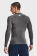 Мужская футболка с длинным рукавом Under Armour HG Armour Comp Longsleeve Grey (1361524-090-XL) - изображение 2