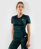 Женский рашгард Venum Defender Rashguard Short Sleeves Black Green (VENUM-03826-102-XS) - изображение 1