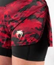 Компрессионные шорты Venum Defender Hybrid Compression Shorts Black Red (VENUM-03828-100-M) - изображение 5