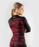 Женский рашгард Venum Defender Rashguard Long Sleeves Black Red (VENUM-03827-100-XS) - изображение 3