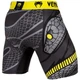 Компресійні шорти Venum Snaker Vale Tudo Shorts Black Yellow (V-02896-111-S) - зображення 2