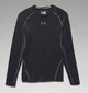 Компресійна футболка Under Armour HeatGear Compression Long Sleeve Black (1257471-001-M) - зображення 4