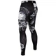 Компресійні штани Venum Santa Muerte 3.0 Spats Black White (VENUM-03527-108-S) - зображення 3