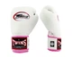 Боксерские перчатки Twins Velcro Mesh Edition BGVLA1 White Pink (BGVLA1-Wh-Pk-8oz) - изображение 2