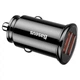 Автомобильное зарядное устройство Baseus Circular Smart Car Charger 30W 2x USB-A Black (CCALL-YD01) - изображение 3