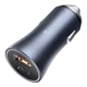 Автомобільний зарядний пристрій в прикурювач Baseus USB + Type-C 40 W Сірий (CCJD-0G) - зображення 3